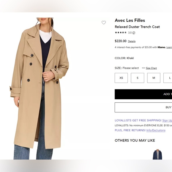 SOLD | Avec Les Filles Relaxed Trench - Picture 5 of 5